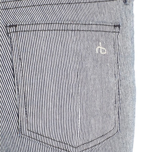 Rag and Bone RBW 23 Moto pinstripe Jeans - Picture 13 of 13